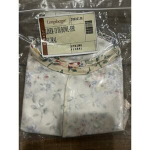 Longaberger 13" Bowl Basket Liner SPRING FLORAL  Fabric NEW